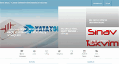 Desktop Screenshot of muhendislik.erzincan.edu.tr